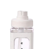 Maxbell Leakproof Water Bottle with Straw 700ml Reusable Anti Slip for Home Office white