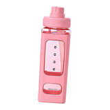 Maxbell Leakproof Water Bottle with Straw 700ml Reusable Anti Slip for Home Office red