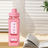 Maxbell Leakproof Water Bottle with Straw 700ml Reusable Anti Slip for Home Office red