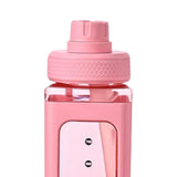 Maxbell Leakproof Water Bottle with Straw 700ml Reusable Anti Slip for Home Office red