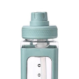 Maxbell Leakproof Water Bottle with Straw 700ml Reusable Anti Slip for Home Office green