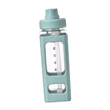 Maxbell Leakproof Water Bottle with Straw 700ml Reusable Anti Slip for Home Office green