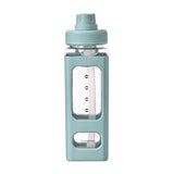 Maxbell Leakproof Water Bottle with Straw 700ml Reusable Anti Slip for Home Office green