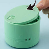 Maxbell Mini Vacuum Cleaner Portable Desktop Sweeper Handheld for Home Piano Crumbs Green