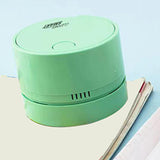 Maxbell Mini Vacuum Cleaner Portable Desktop Sweeper Handheld for Home Piano Crumbs Green