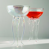 Maxbell Creative Octopus Cocktail Glass Juice Glasses Drinking Glass for Banquet Clear