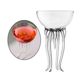 Maxbell Creative Octopus Cocktail Glass Juice Glasses Drinking Glass for Banquet Clear