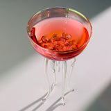 Maxbell Creative Octopus Cocktail Glass Juice Glasses Drinking Glass for Banquet Clear