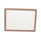 Maxbell Rings Display Tray Storage Rack Rings Showcase for Bedroom Decor Beige