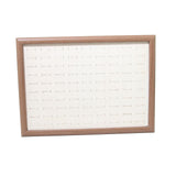 Maxbell Rings Display Tray Storage Rack Rings Showcase for Bedroom Decor Beige