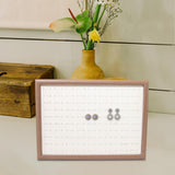 Maxbell Rings Display Tray Storage Rack Rings Showcase for Bedroom Decor Beige