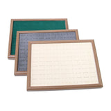 Maxbell Rings Display Tray Storage Rack Rings Showcase for Bedroom Decor Gray