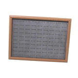 Maxbell Rings Display Tray Storage Rack Rings Showcase for Bedroom Decor Gray
