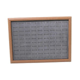 Maxbell Rings Display Tray Storage Rack Rings Showcase for Bedroom Decor Gray