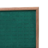 Maxbell Rings Display Tray Storage Rack Rings Showcase for Bedroom Decor Green