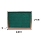 Maxbell Rings Display Tray Storage Rack Rings Showcase for Bedroom Decor Green