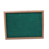 Maxbell Rings Display Tray Storage Rack Rings Showcase for Bedroom Decor Green