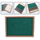 Maxbell Rings Display Tray Storage Rack Rings Showcase for Bedroom Decor Green