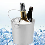 Maxbell Creative KTV Ice Bucket Drink Tub Tableware for Home Fried Chicken Candy White Large