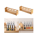 Maxbell Shot Glass Server Wood Display Rack for Restaurant Bar Cocktails Party Round hole