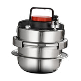 Maxbell Small Pressure Cooker 5 Minutes Quickly Cooking for All Hob Types 1.4L