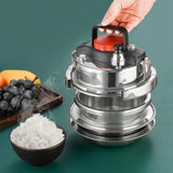 Maxbell Small Pressure Cooker 5 Minutes Quickly Cooking for All Hob Types 1.4L