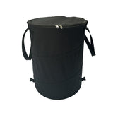 Maxbell Garden Waste Leaves Container Hardshell Bottom Laundry Bag for Fishing Black