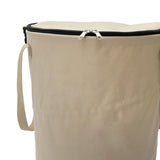 Maxbell Garden Waste Leaves Container Hardshell Bottom Laundry Bag for Fishing Beige