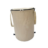 Maxbell Garden Waste Leaves Container Hardshell Bottom Laundry Bag for Fishing Beige