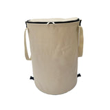 Maxbell Garden Waste Leaves Container Hardshell Bottom Laundry Bag for Fishing Beige