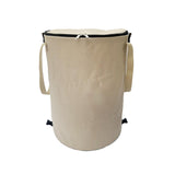 Maxbell Garden Waste Leaves Container Hardshell Bottom Laundry Bag for Fishing Beige