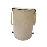 Maxbell Garden Waste Leaves Container Hardshell Bottom Laundry Bag for Fishing Beige