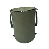 Maxbell Garden Waste Leaves Container Hardshell Bottom Laundry Bag for Fishing Green