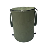 Maxbell Garden Waste Leaves Container Hardshell Bottom Laundry Bag for Fishing Green