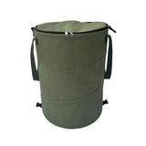 Maxbell Garden Waste Leaves Container Hardshell Bottom Laundry Bag for Fishing Green