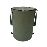 Maxbell Garden Waste Leaves Container Hardshell Bottom Laundry Bag for Fishing Green