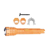 Maxbell Multifunction Faucet Wrench Sink Installer Tool Removal Nut Wrench for Pipe