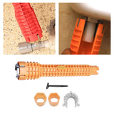 Maxbell Multifunction Faucet Wrench Sink Installer Tool Removal Nut Wrench for Pipe