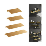 Maxbell Metal Kitchen Shelves Wall Mount Shampoo Organizer for Toilet Home Bar 30cm