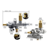 Maxbell Low Pressure Gas Safety Control Valve Zinc Alloy for Ovens Grill Accessories