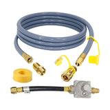 Maxbell 10 Feet Natural Gas BBQ Hose Gas Line for Pizza Oven Low Pressure Grill