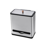 Maxbell Kitchen Bin Compost Bin Hanging Stainless Steel for Cupboard Outside Bedroom Large