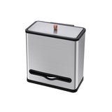 Maxbell Kitchen Bin Compost Bin Hanging Stainless Steel for Cupboard Outside Bedroom Large