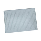 Maxbell Utensil Drying Board Kitchen Pad Tray Drainer Mat Pad for Kitchen Gadgets Light gray