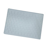 Maxbell Utensil Drying Board Kitchen Pad Tray Drainer Mat Pad for Kitchen Gadgets Light gray