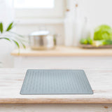 Maxbell Utensil Drying Board Kitchen Pad Tray Drainer Mat Pad for Kitchen Gadgets Light gray