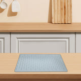 Maxbell Utensil Drying Board Kitchen Pad Tray Drainer Mat Pad for Kitchen Gadgets Light gray