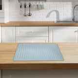 Maxbell Utensil Drying Board Kitchen Pad Tray Drainer Mat Pad for Kitchen Gadgets Light gray