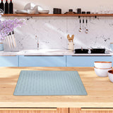 Maxbell Utensil Drying Board Kitchen Pad Tray Drainer Mat Pad for Kitchen Gadgets Light gray