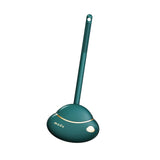 Maxbell Toilet Brush and Holder Durable Compact Size Wall Mounted Base for Bathroom dark green